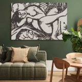 Sleeping Shepherdess canvas wall art in room setting 4