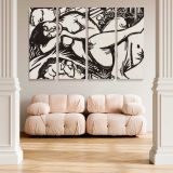 Sleeping Shepherdess canvas wall art in room setting 5