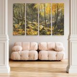 Felsenmeer canvas wall art in room setting 5