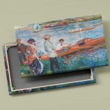 Oarsmen at Chatou canvas front and rear frame view