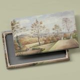 Terrace at Wentworth Castle canvas front and rear frame view
