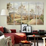 Terrace at Wentworth Castle canvas wall art in room setting 6