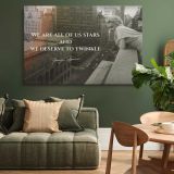 Marilyn Monroe New York Balcony Quote canvas wall art in room setting 4