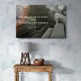 Marilyn Monroe New York Balcony Quote canvas wall art in room setting 7