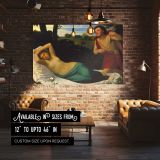 Cupid and Psyche canvas wall art in room setting 4