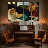 Cupid and Psyche canvas wall art in room setting 5