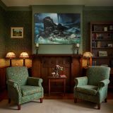 The Deluge canvas wall art in room setting 7