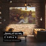 The Vagrants canvas wall art in room setting 4