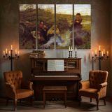 The Vagrants canvas wall art in room setting 5