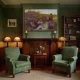 The Vagrants canvas wall art in room setting 7