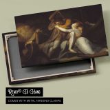 Percival Delivering Belisane from the Enchantment of Urma canvas front and rear frame view