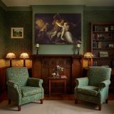 Percival Delivering Belisane from the Enchantment of Urma canvas wall art in room setting 7
