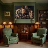 Titania and Bottom canvas wall art in room setting 7