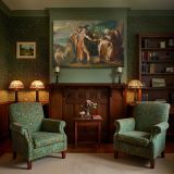 King Lear Weeping over the Dead Body of Cordelia canvas wall art in room setting 7