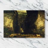 Gordale Scar canvas artwork displayed on a marble background
