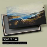 The Plains of Heaven canvas front and rear frame view