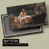 The Lady of Shalott canvas front and rear frame view