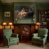 The Lady of Shalott canvas wall art in room setting 7