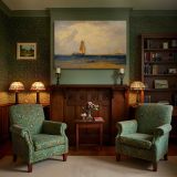 Fishing upon the Blythe Sand canvas wall art in room setting 7