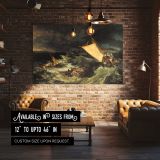 The Shipwreck canvas wall art in room setting 4