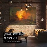 The Battle of the Nile canvas wall art in room setting 4