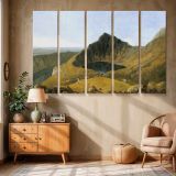 Llyn y Cau Cader Idris canvas wall art in room setting 6