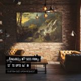 Meleager and Atalanta canvas wall art in room setting 4