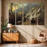 Meleager and Atalanta canvas wall art in room setting 6