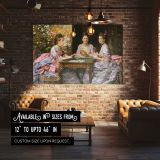 Hearts are Trumps canvas wall art in room setting 4