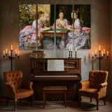 Hearts are Trumps canvas wall art in room setting 5