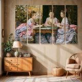 Hearts are Trumps canvas wall art in room setting 6