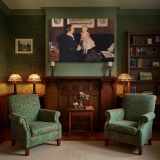 Mrs James Wyatt and Her Daughter Sarah canvas wall art in room setting 7