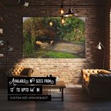 Ophelia canvas wall art in room setting 4