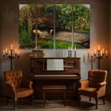 Ophelia canvas wall art in room setting 5
