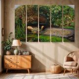 Ophelia canvas wall art in room setting 6