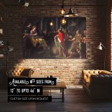 The Meeting of Dido and Aeneas canvas wall art in room setting 4