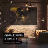 Satan Sin and Death canvas wall art in room setting 4