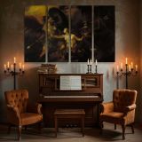 Satan Sin and Death canvas wall art in room setting 5