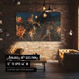 The Triumph of the Innocents canvas wall art in room setting 4