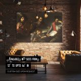 Classical Musicians and an Open Music Book canvas wall art in room setting 4