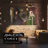 Renaissance Couple in a Domestic Interior canvas wall art in room setting 4