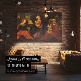 Madonna and Child with Saints canvas wall art in room setting 4