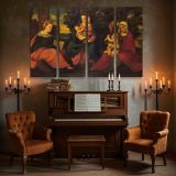 Madonna and Child with Saints canvas wall art in room setting 5