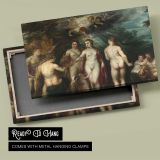 Mythological Figures beneath a Clouded Sky canvas front and rear frame view