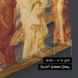 Classical Figures Bathing by the Sea by Frederic Leighton - canvas surface and wrapped edge detail