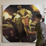 Classical Figures by Frederic Leighton — room mockup view 3
