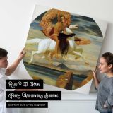 Classical Rider by Frederic Leighton — room mockup view 4