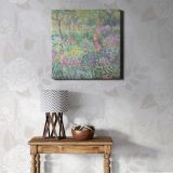 Claude Monet The Artist’s Garden in Giverny (1900) — room mockup view 1
