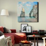 Claude Monet The Cliffs at Étretat (1885) — room mockup view 22