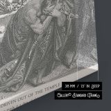 Cleansing the Temple - Buyers and Sellers Cast Out by Dore canvas wall art - Image 8